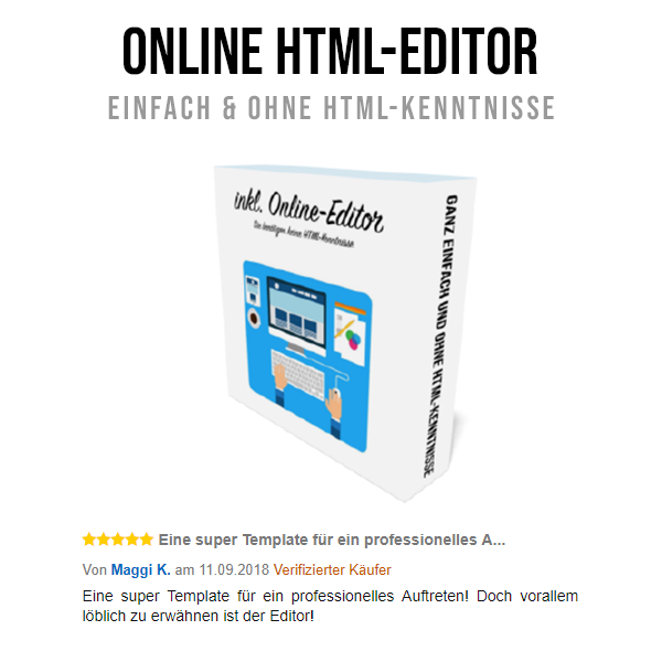 ebay verkaufsvorlage mit editor